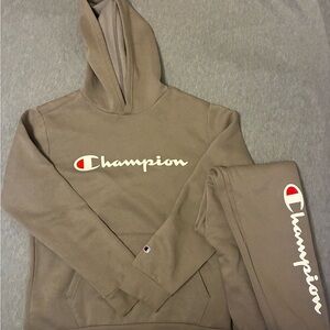 Champion Taupe Joggers Set